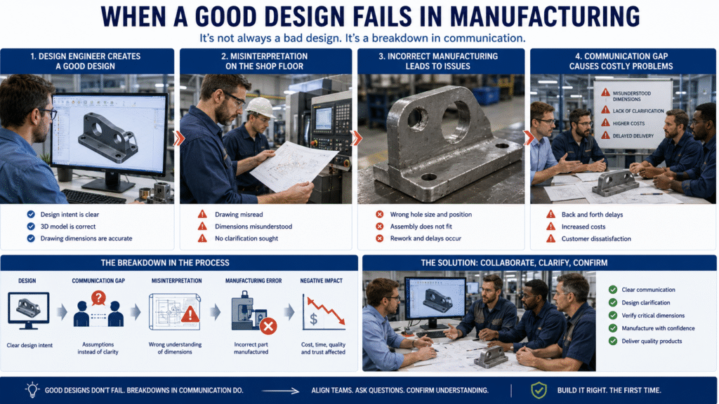 When a Good Design Fails in Manufacturing