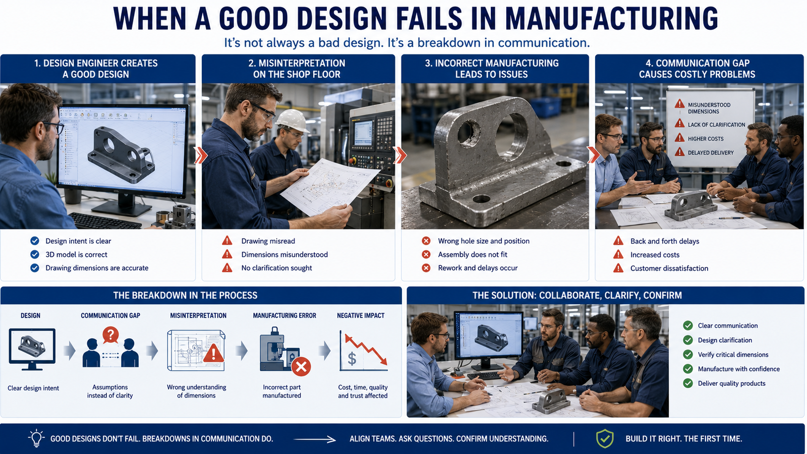 When a Good Design Fails in Manufacturing