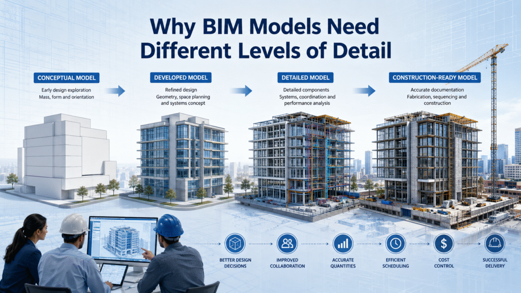 Why BIM Models Need Different Levels of Detail