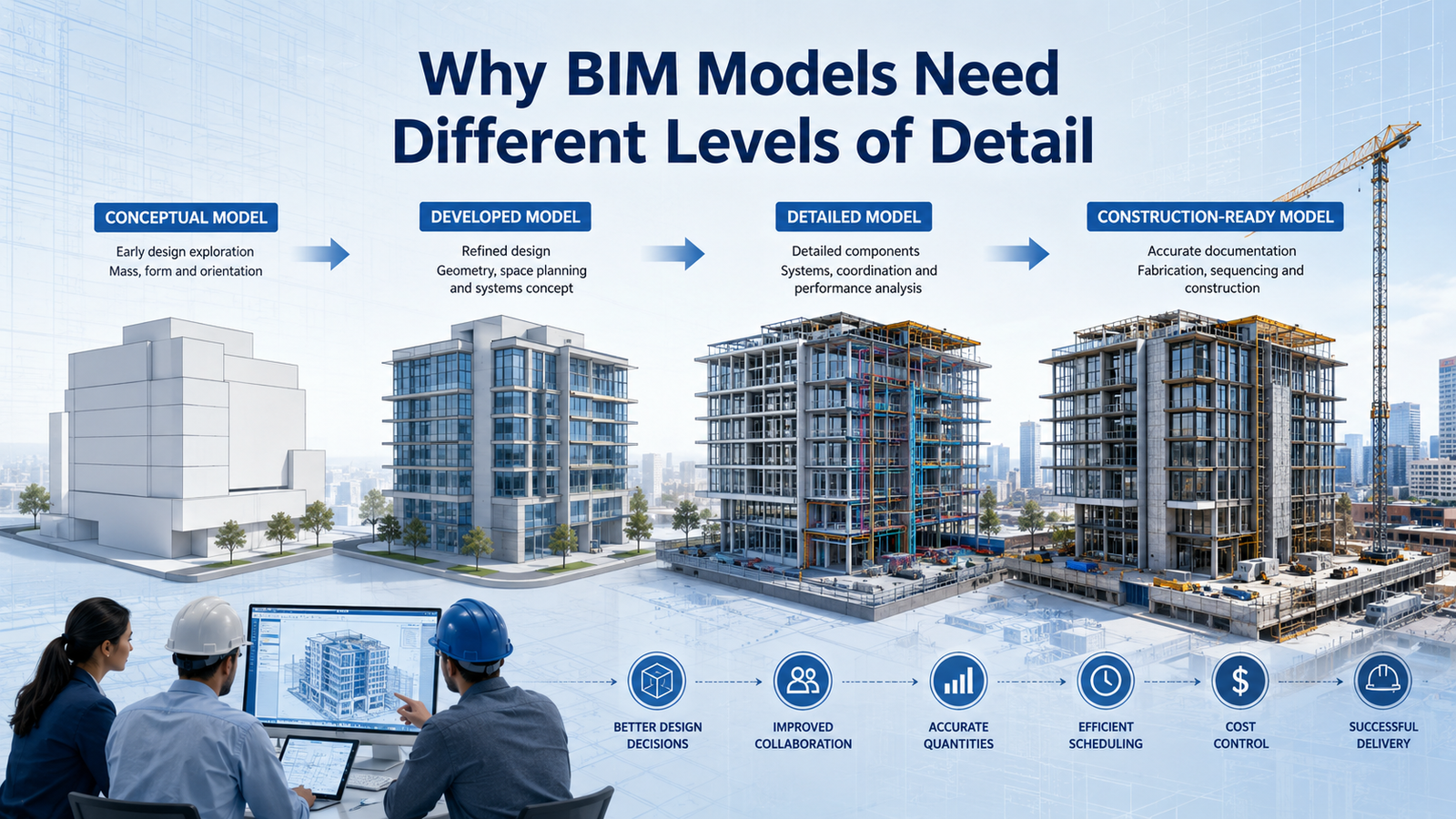 Why BIM Models Need Different Levels of Detail