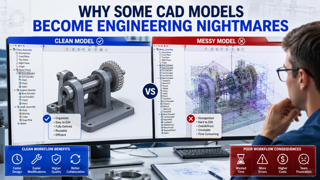 Why Some CAD Models Become Engineering Nightmares
