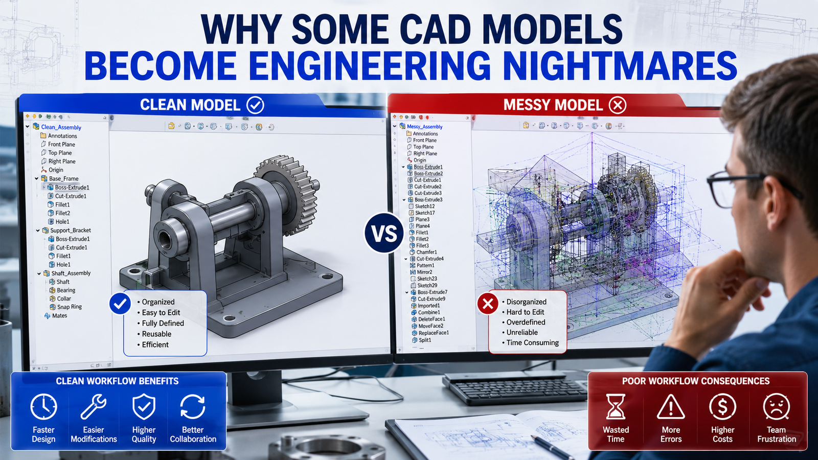 Why Some CAD Models Become Engineering Nightmares