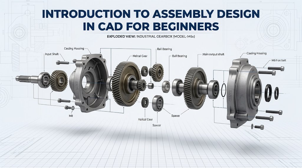 Introduction to Assembly Design in CAD for Beginners